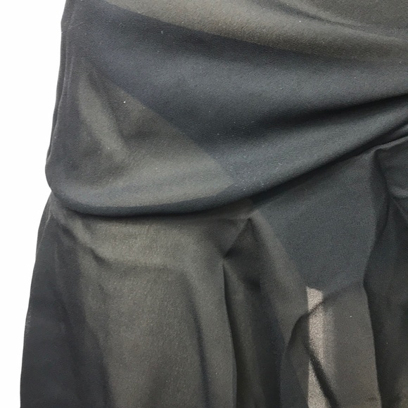 Lago Mar Black Solid Color Tie Sarong. Made in USA. New With Tags - Picture 3 of 3